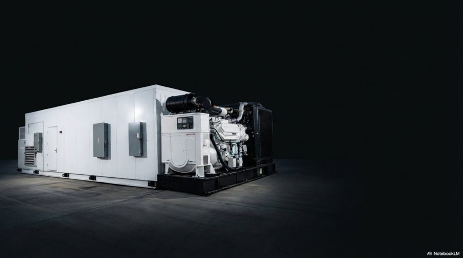 Modular power-generation container